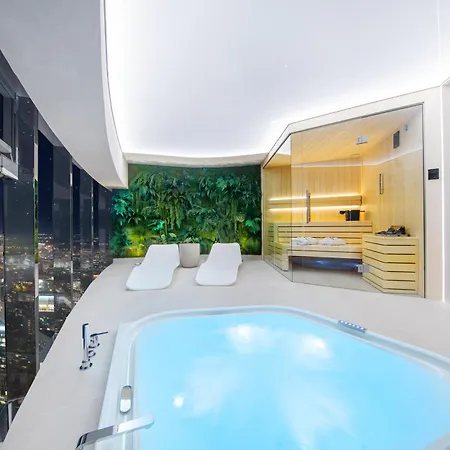 Sky Tower - 48 Pietro Penthousy Z Prywatna - Adult Only Lejlighed *