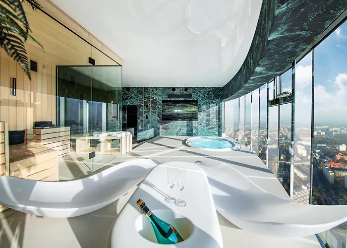 Sky Tower - 48 Pietro Penthousy Z Prywatna - Adult Only Βρότσλαβ